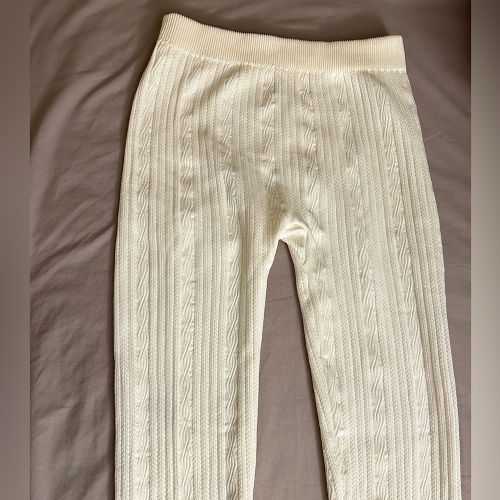 White leggings